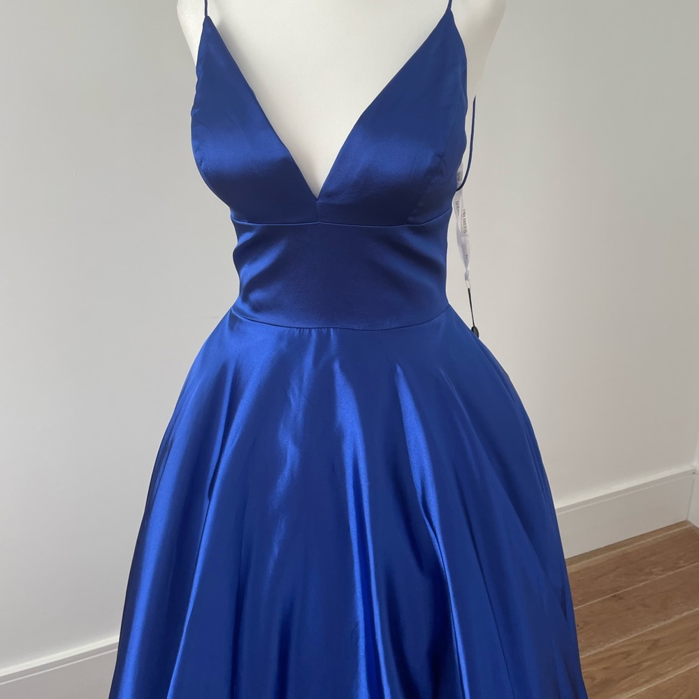 Sherri Hill new royal blue prom dress size 4 - Picture 4 of 12
